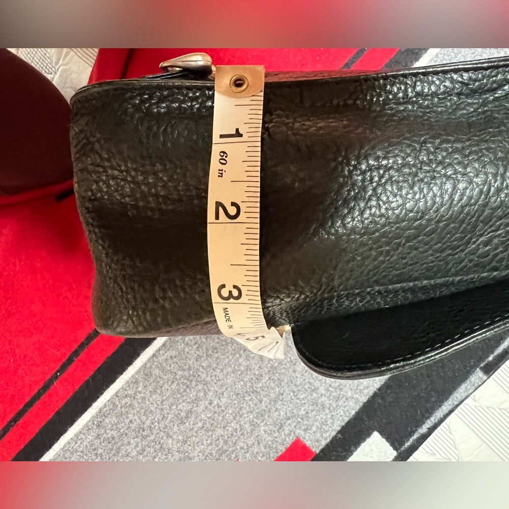Y2K black leather purse -backpack - Picture 5 of 14